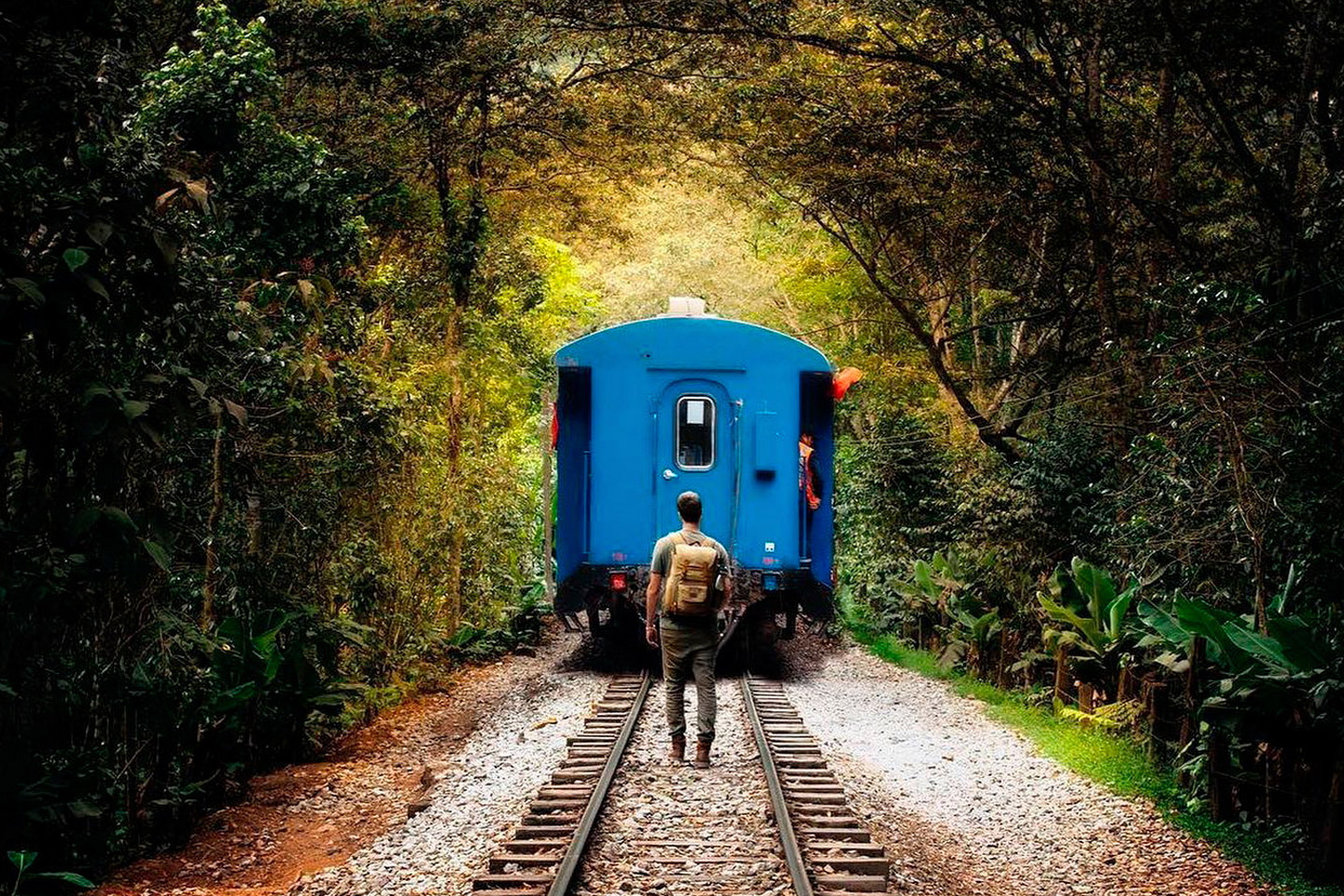 Family vacation travel RV, holiday trip in motorhome